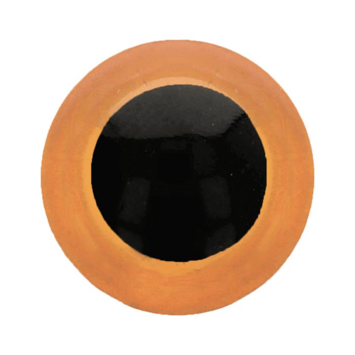 Yeux de sécurité - Oval noir 7x10 mm