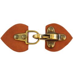 Hook clasp for coats (metal and fabric) - Fasteners and closures